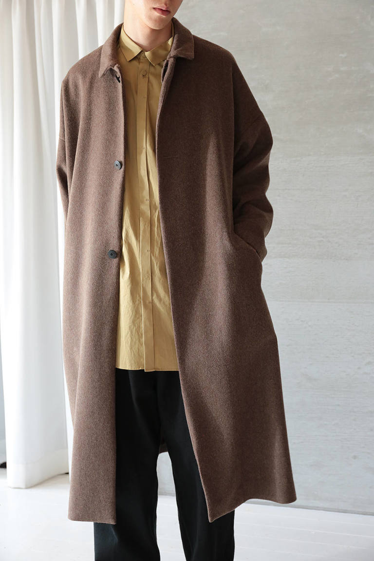 Dulcamara ラムビーバーbigコート Brown Acacia Onlinestore